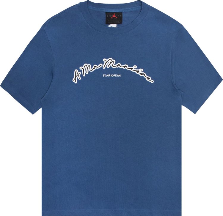 

Футболка Air Jordan x A Ma Maniére Short-Sleeve 'Blue', синий