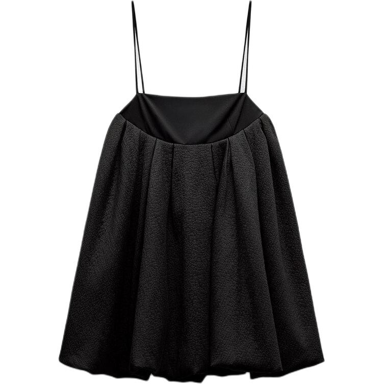 

Платье-комбинация женское черное Zara