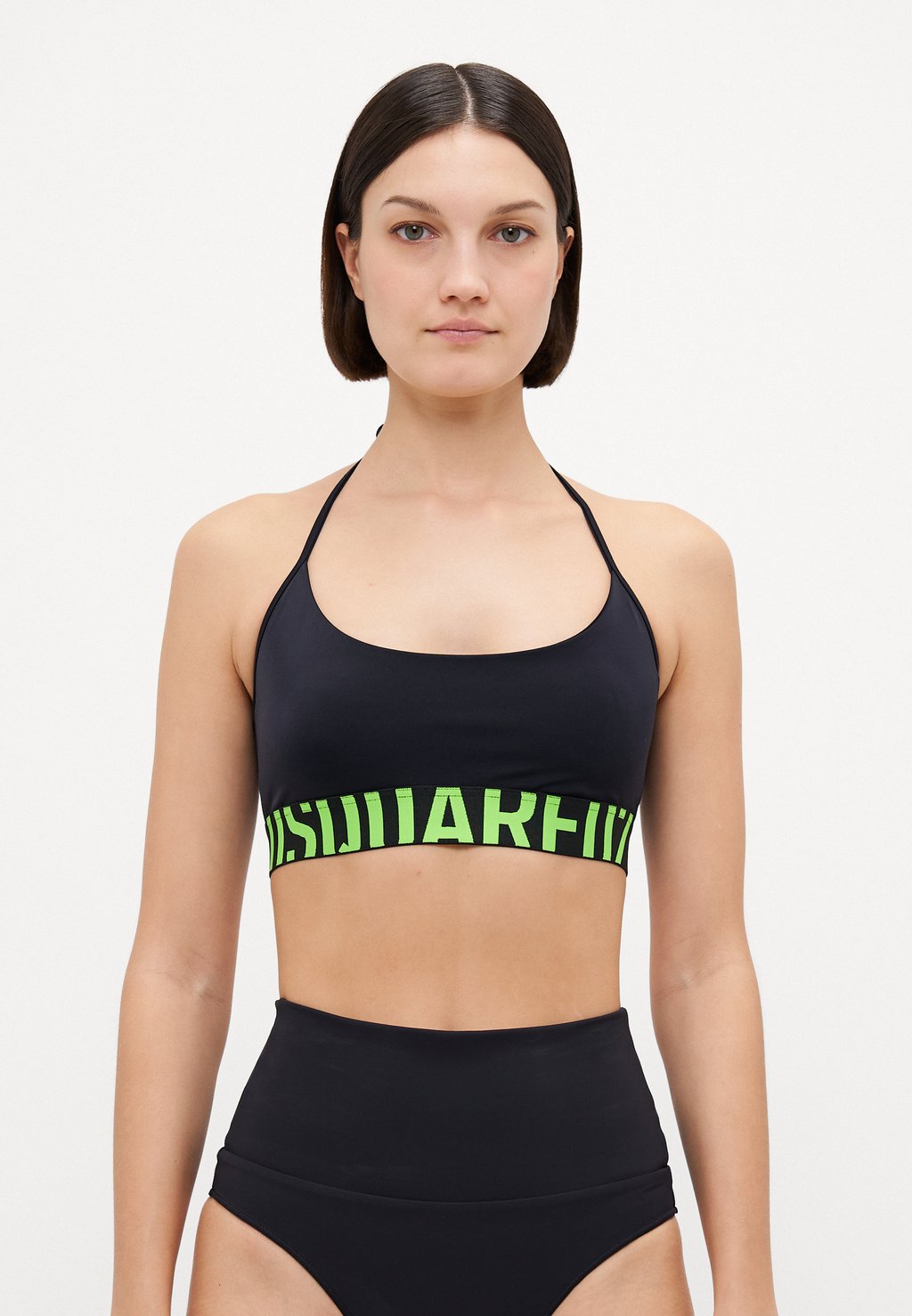 

Верх бикини Dsquared2, черный