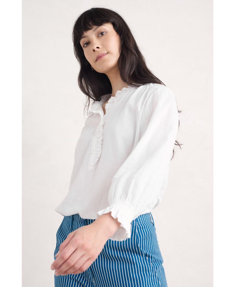 

Женская футболка с перьевыми звездами Seasalt Cornwall, Salt