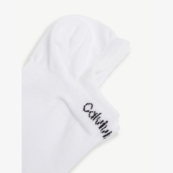 Носки coolmax с подкладкой из хлопка, комплект из двух штук Calvin Klein, белый — фото 2