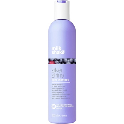 

Milk_Shake Silver Shine Light Shampoo Калиброванный специальный шампунь для светлых и седых волос 300 мл, Milk Shake