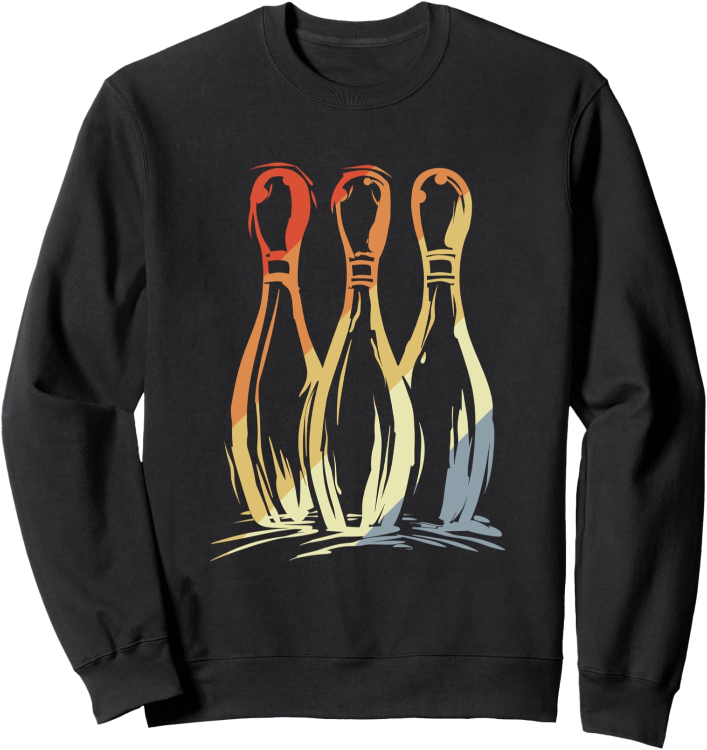 

Толстовка в винтажном стиле с рисунком в стиле боулинга Funny Bowling Graphic Tees And Giveaways, черный