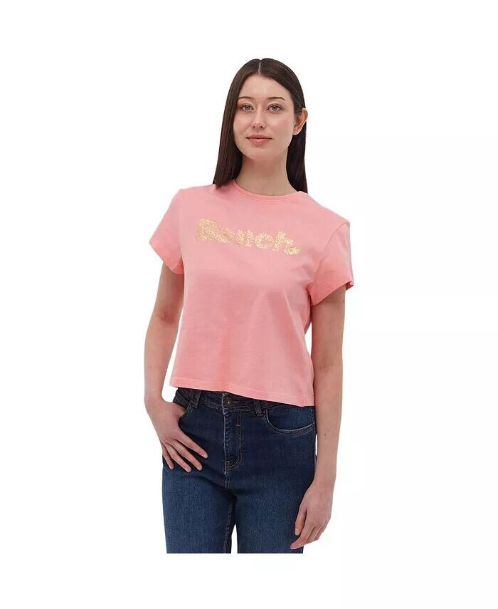 

Женская футболка Oona с логотипом на груди Bench DNA, розовый