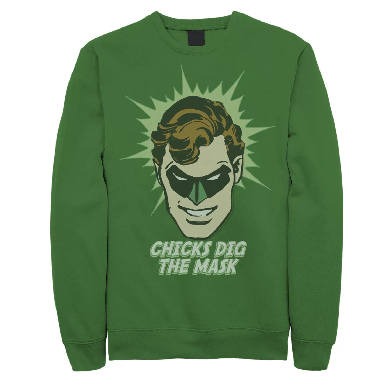 

Мужской свитшот DC Comics Green Lantern Chicks Dig The Mask Licensed Character