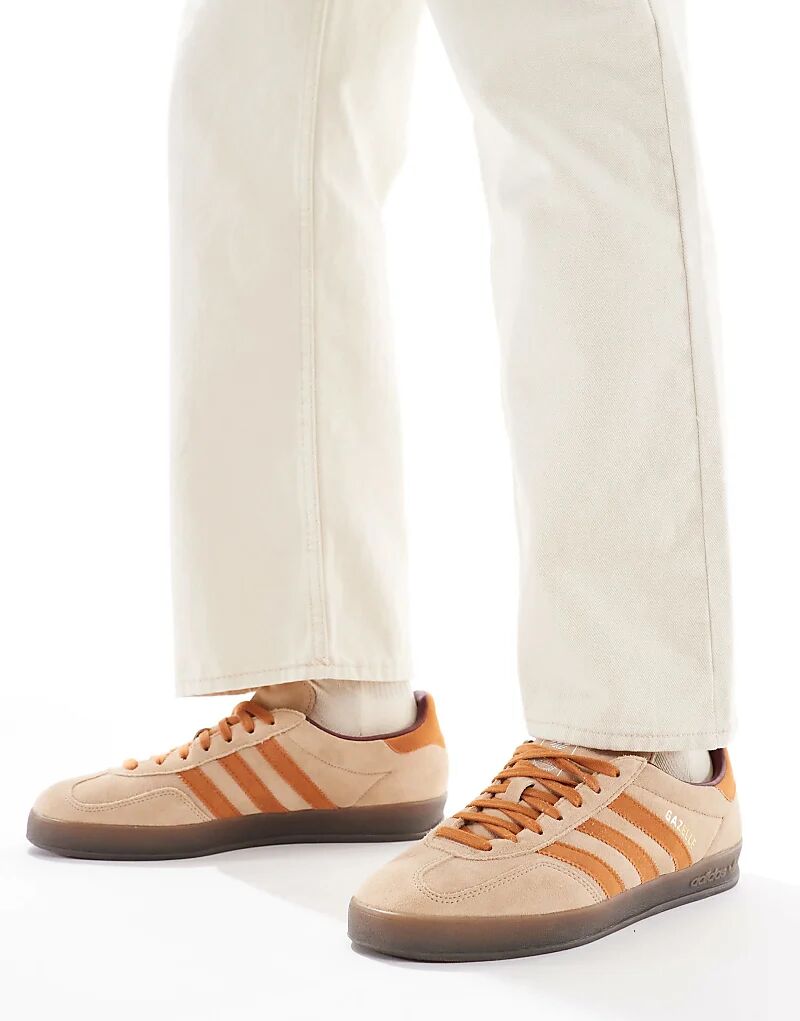 

Кроссовки Gazelle Indoor коричневого цвета adidas Originals