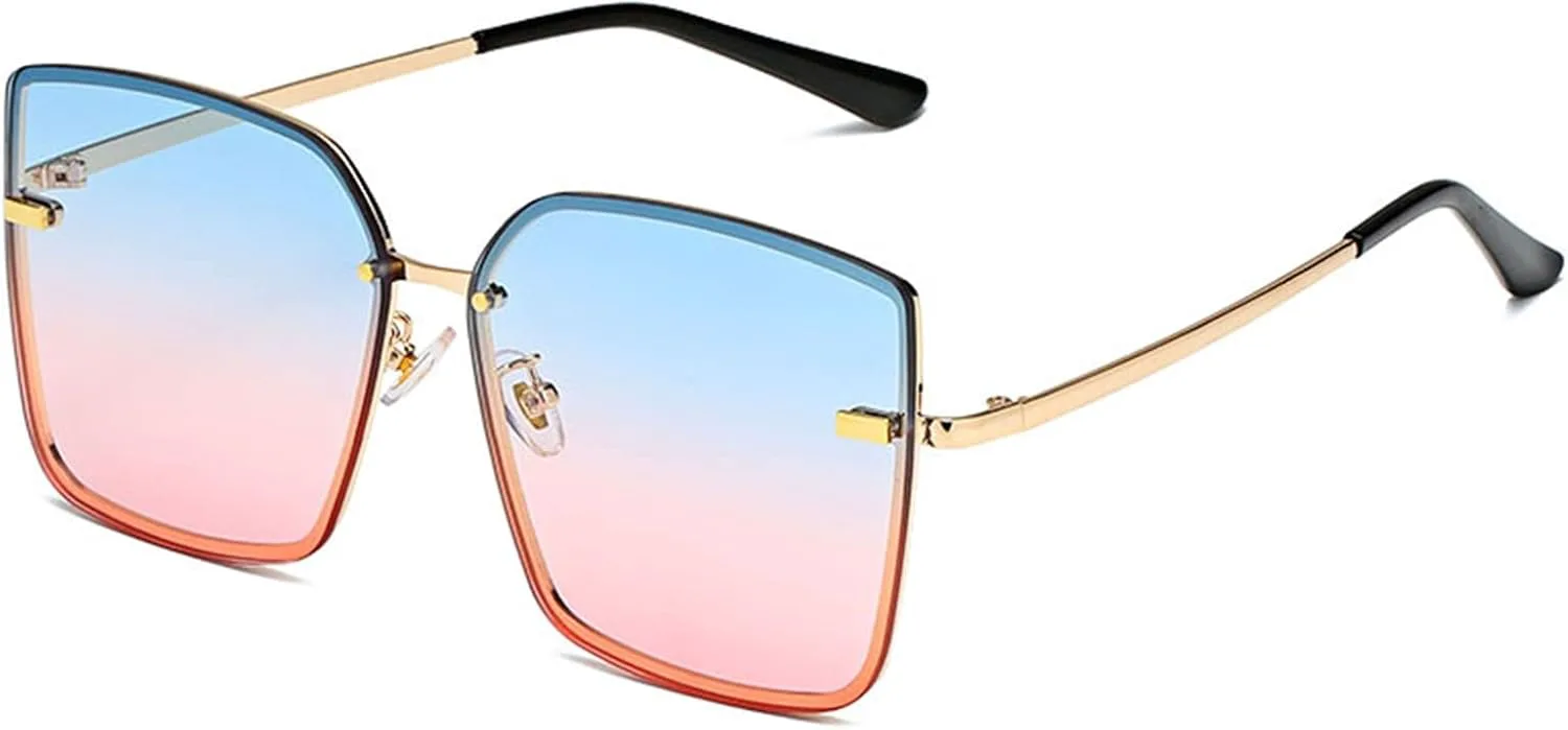 

Металлические солнцезащитные очки XINXIN в стиле ретро, ​​квадратной формы, для мужчин и женщин, стильные очки для отдыха на природе (Цвет: F, Размер: Средний), F