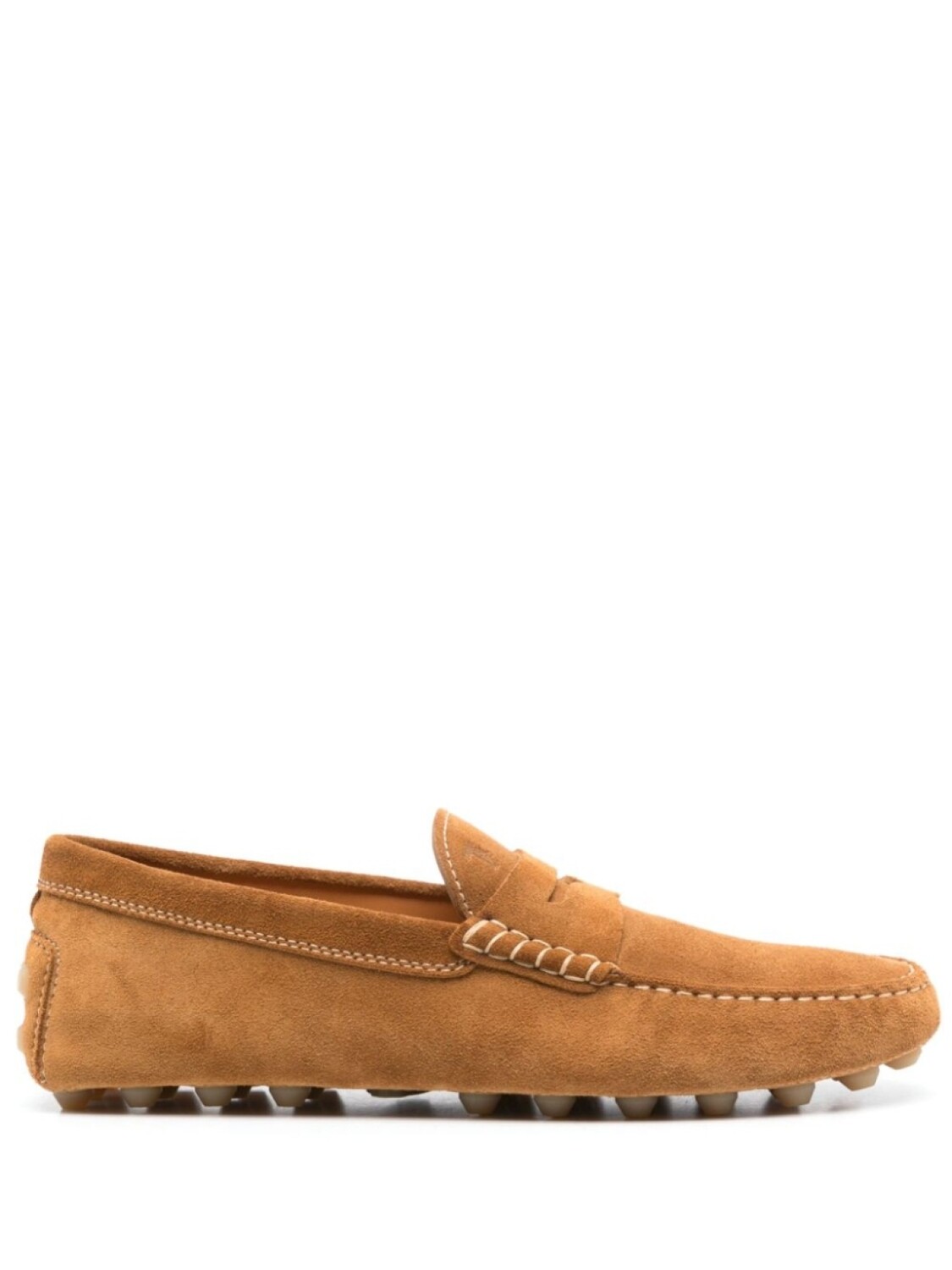 

Замшевые мокасины Tod's Gommino, коричневый