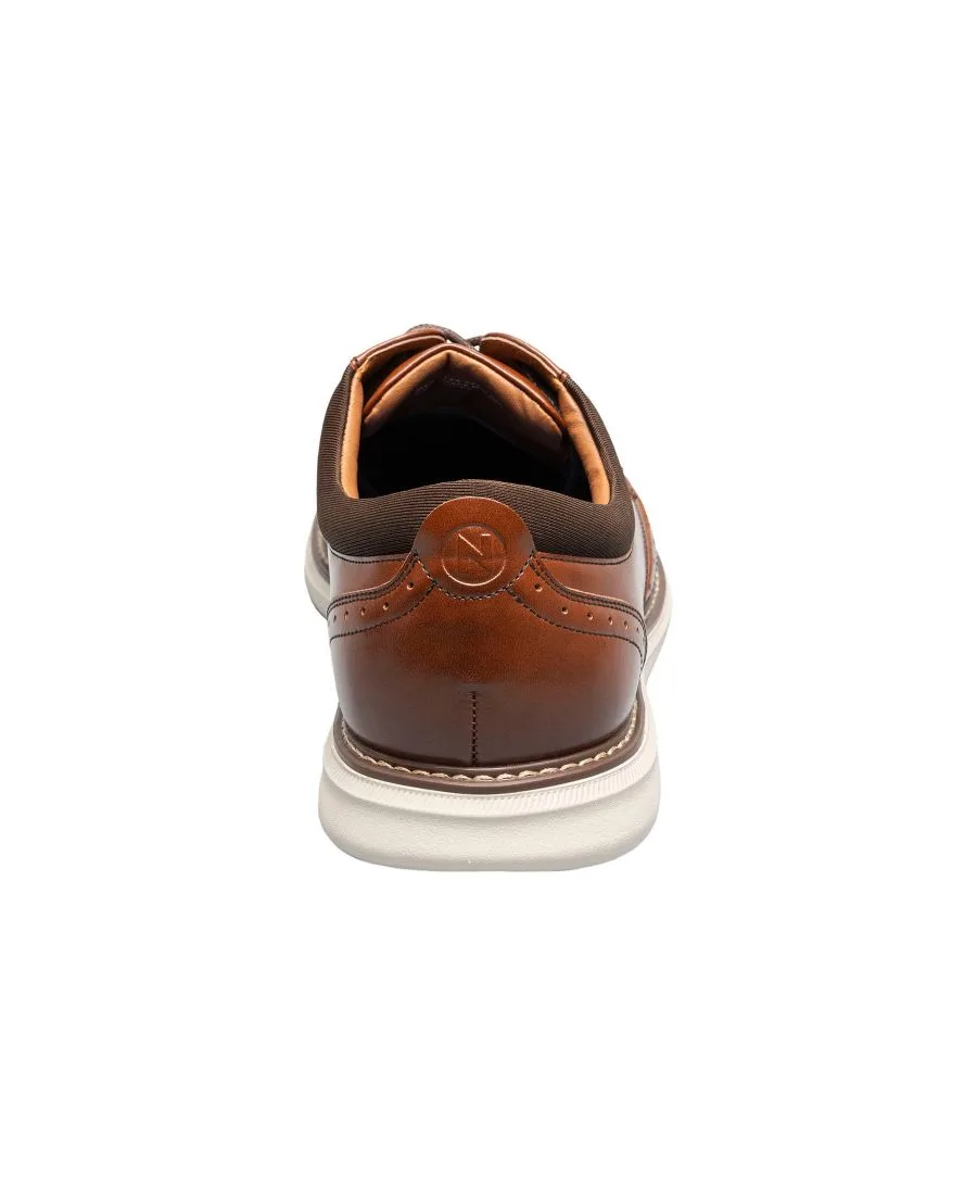 Мужские оксфорды Chase Wingtip Nunn Bush, cognac мультиколор — фото 3