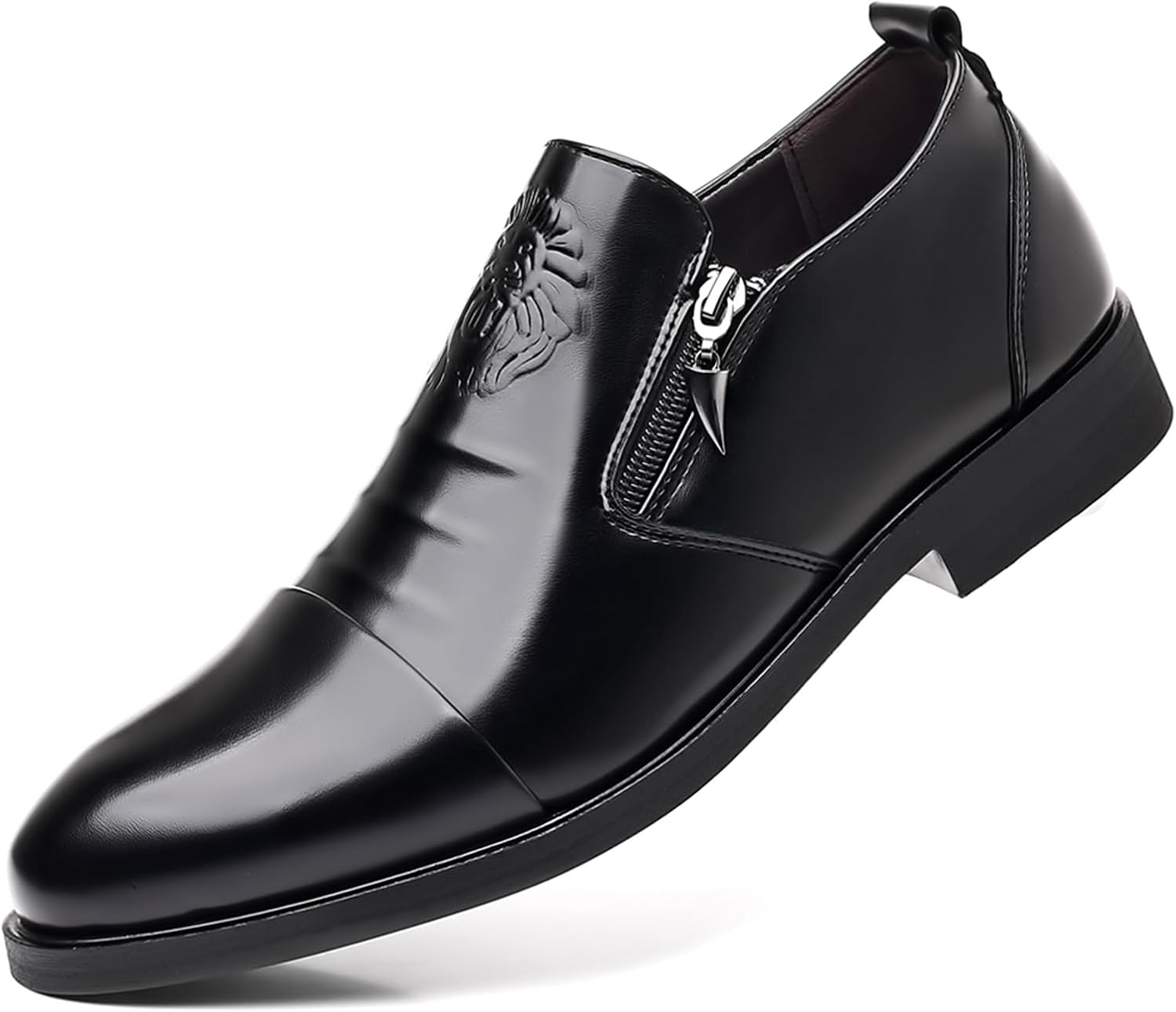 

Мужские туфли Abborora с заостренным носком, формальные лоферы, черный