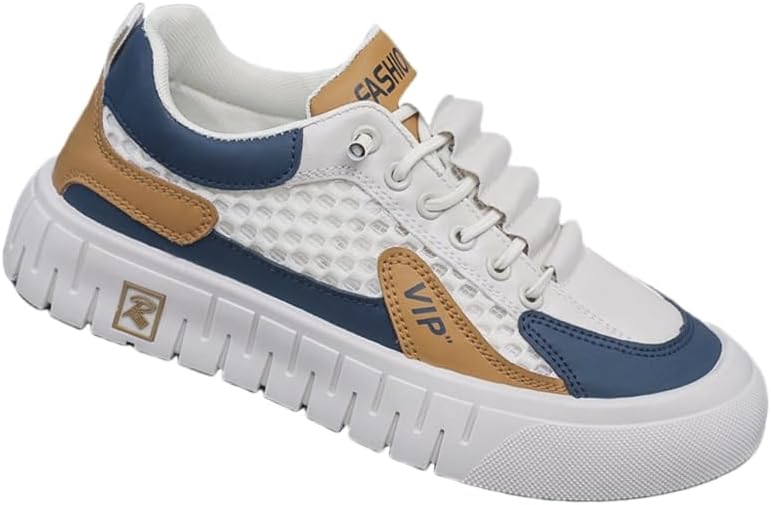 

Мужские кроссовки с дышащей сеткой, удобные и легкие для спорта и повседневной носки, с мягкой подошвой, подходят для прогулок на природе весной и летом Hoalox, бежевый