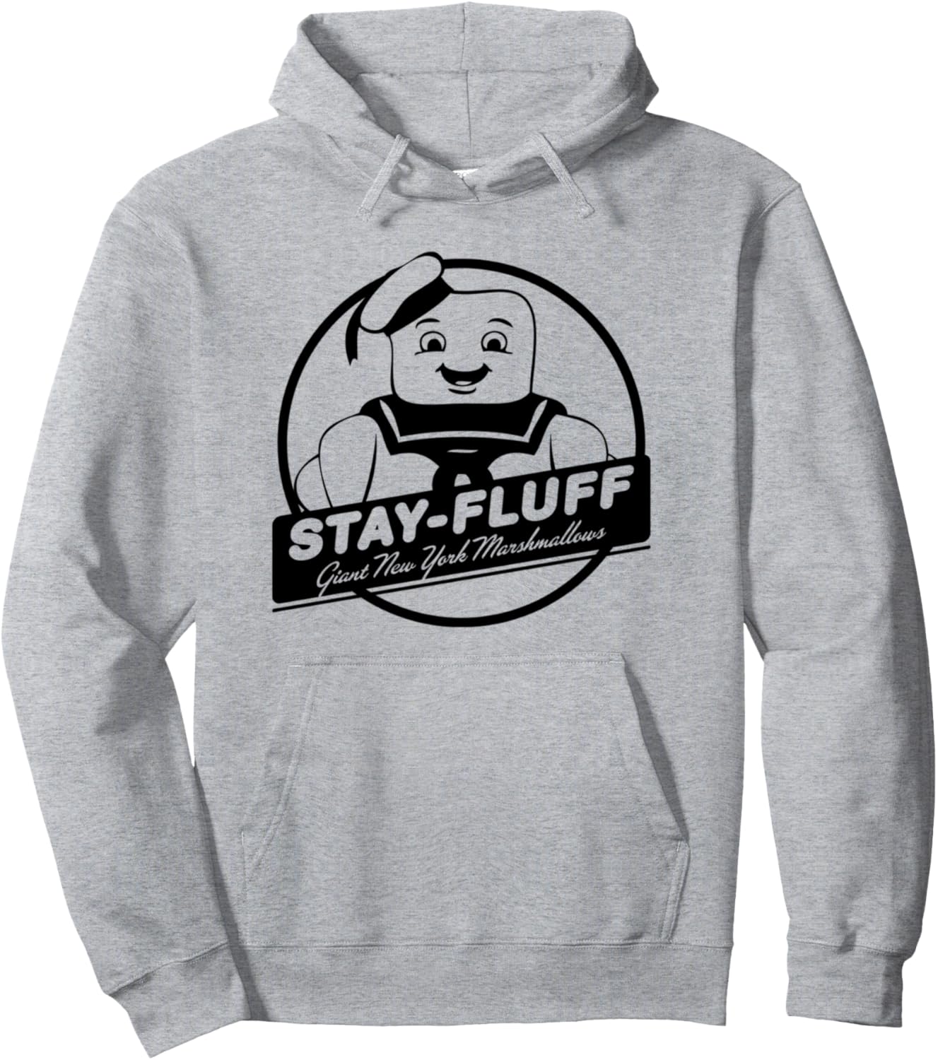 

Толстовка Stay Fluff Giant New York Marshmallows Funny Tees, серый
