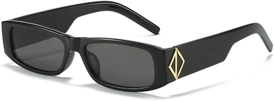 

Винтажные прямоугольные солнцезащитные очки для женщин и мужчин в стиле ретро с леопардовым принтом, желтая оправа, узкая солнцезащитная оправа HPIRME, C1