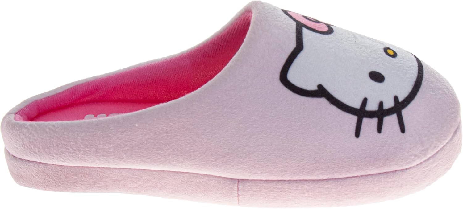 Тапочки Hello Kitty Sanrio Sweethearts Strawberry Shortcake Harry Potter для девочек и мальчиков, с котиком Kitty, домашние мягкие плюшевые тапочки для детей. Размеры: 5-10 для малышей, 11-13 для маленьких детей, 2-5 для старших детей Josmo, роз... — фото 2