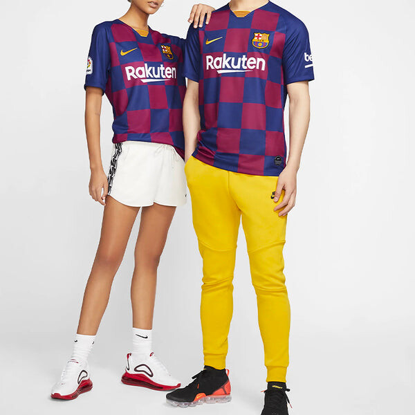Футболка Домашняя майка ФК Барселона 19 20 Nike, красный — фото 4
