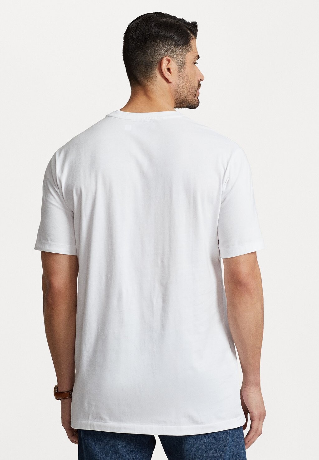 Базовая футболка POCKET Polo Ralph Lauren Big & Tall, белый — фото 3