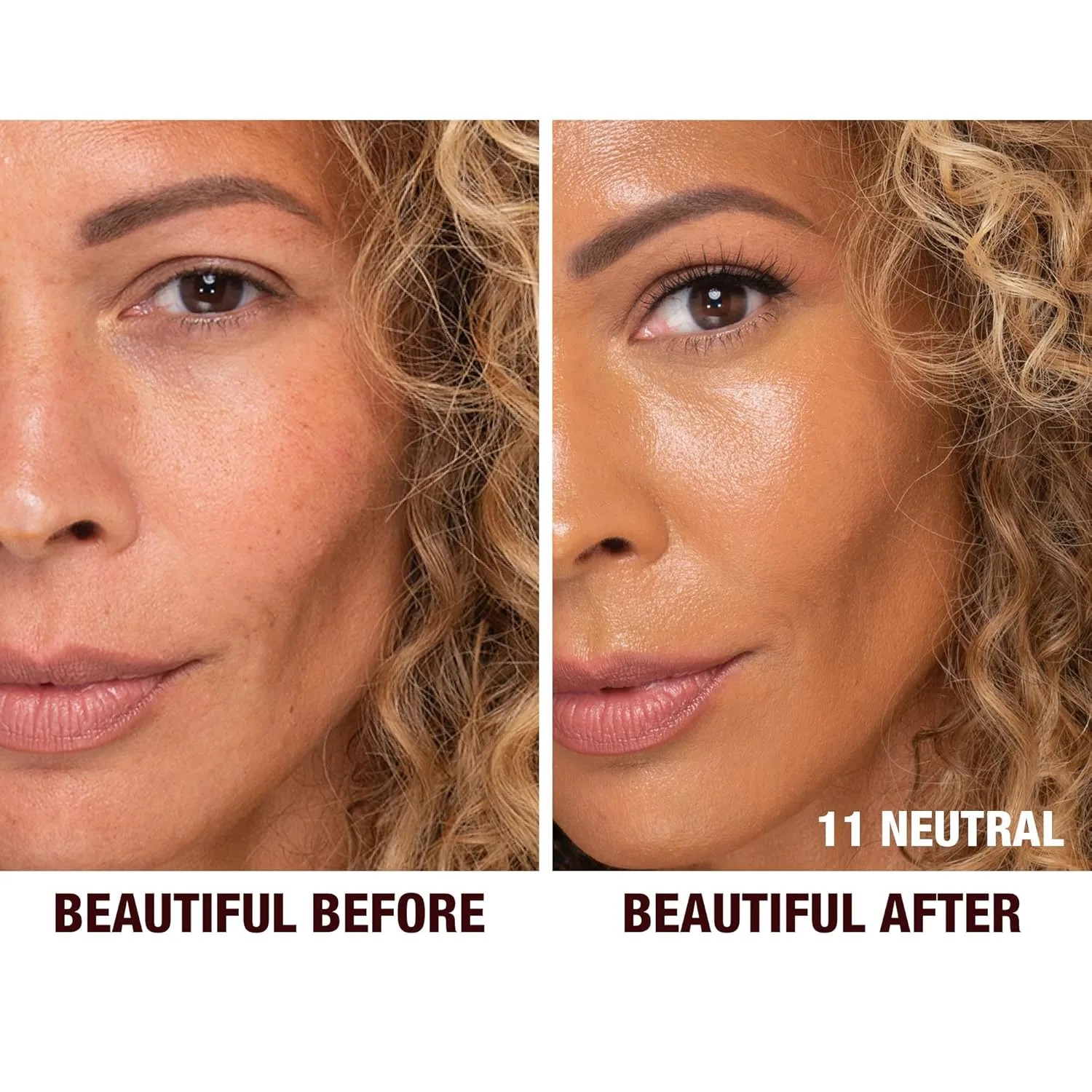 Charlotte Tilbury Beautiful Skin тональный крем среднего покрытия с увлажняющим эффектом - жидкая косметика для наращиваемого покрытия, мгновенного сияния, интенсивного увлажнения и ухода за кожей, 11 Neutral - Tan with neutral-yellow undertones — фото 2