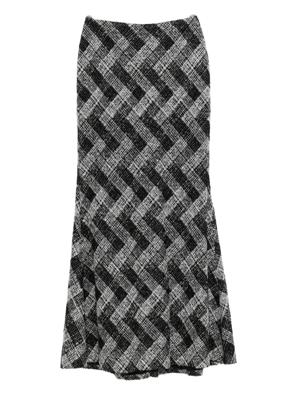 

Юбка с зигзагообразным узором Elie Saab, черный
