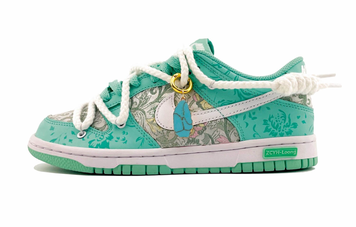 

Кроссовки Nike Dunk Skateboarding Shoes Women's Low-top, белый