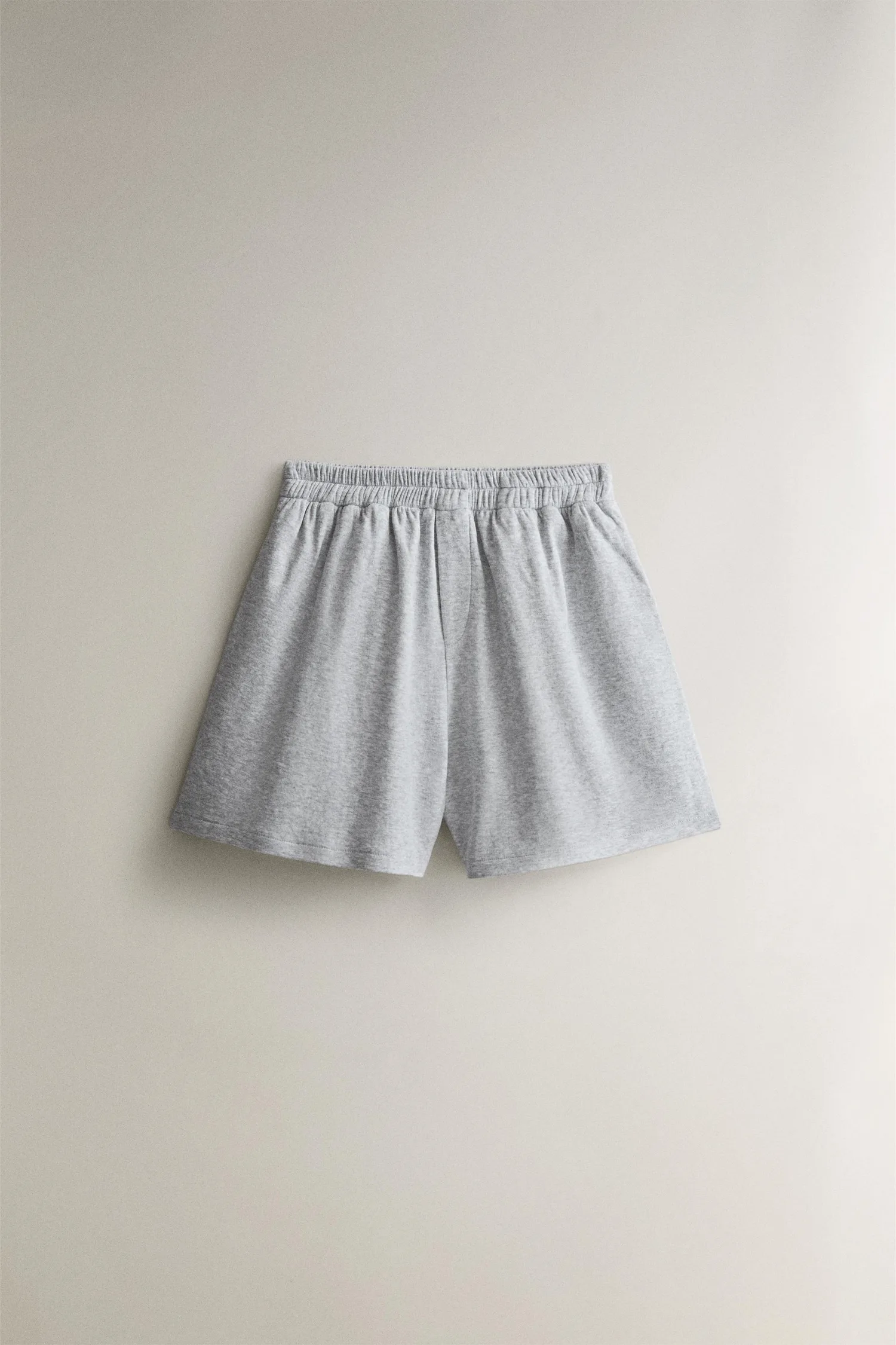 Двусторонние хлопковые шорты Zara, серый