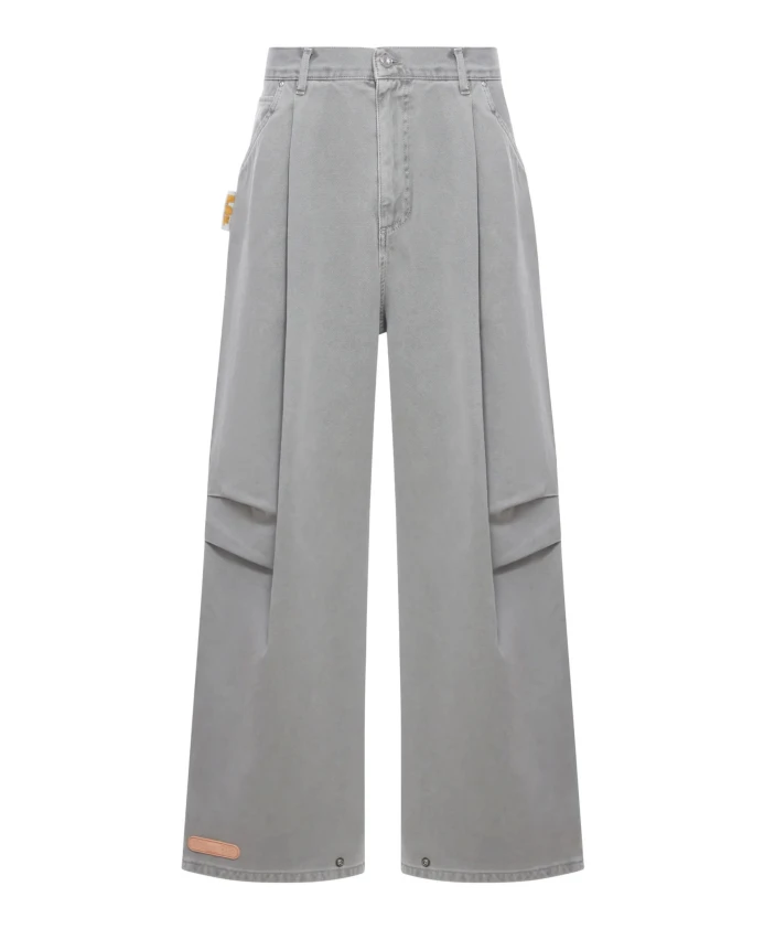 

Джинсы с широкими штанинами Pdf, серый