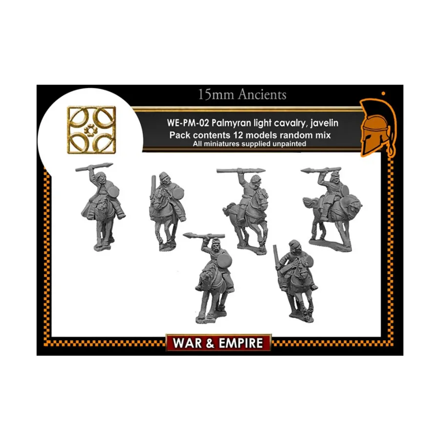 

Легкая кавалерия с копьем и щитом, War & Empire - Dark Ages Miniatures - Palmyran (15mm)