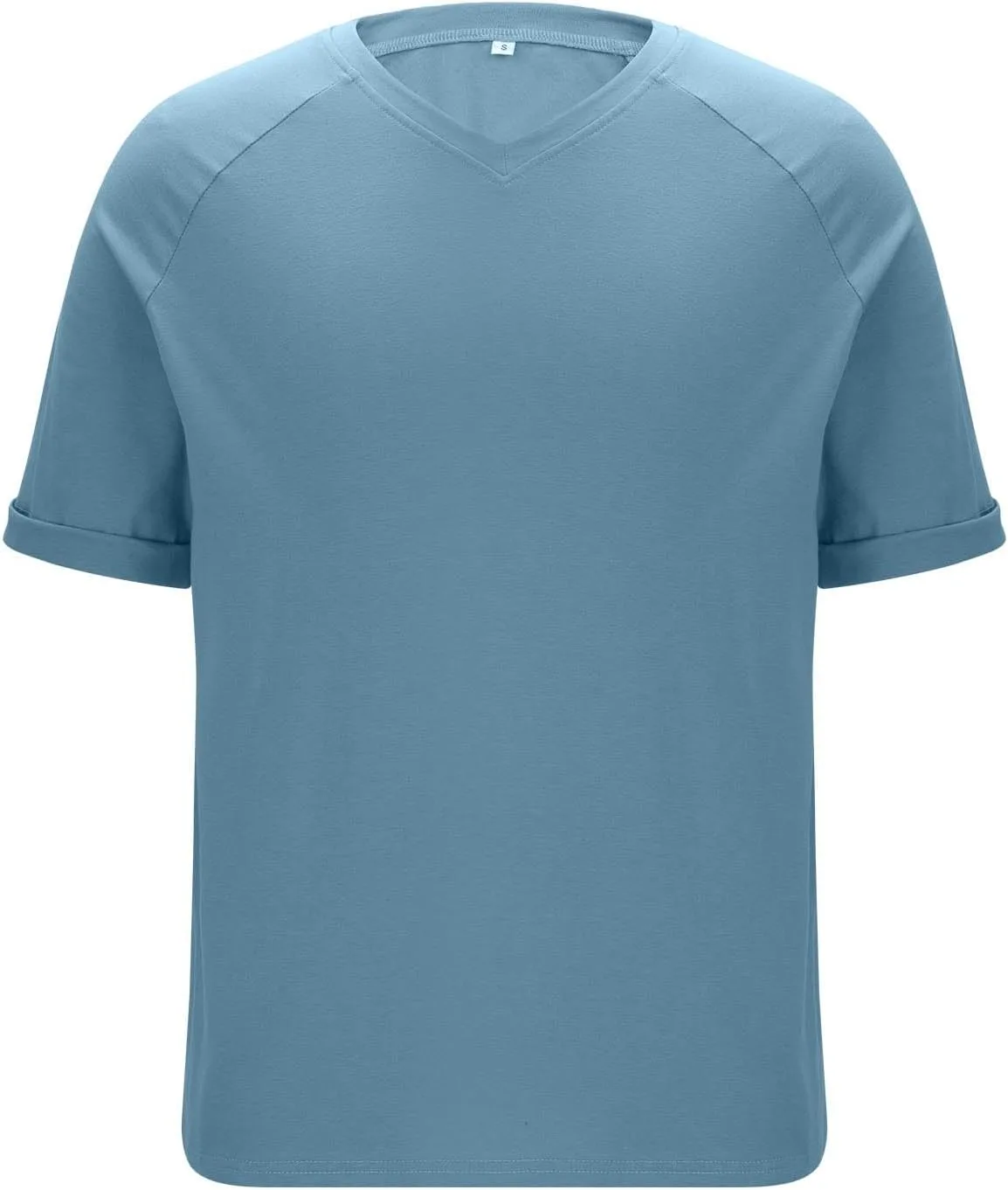 

Мужская футболка Plus Size с коротким рукавом и V-образным вырезом Cambkatl