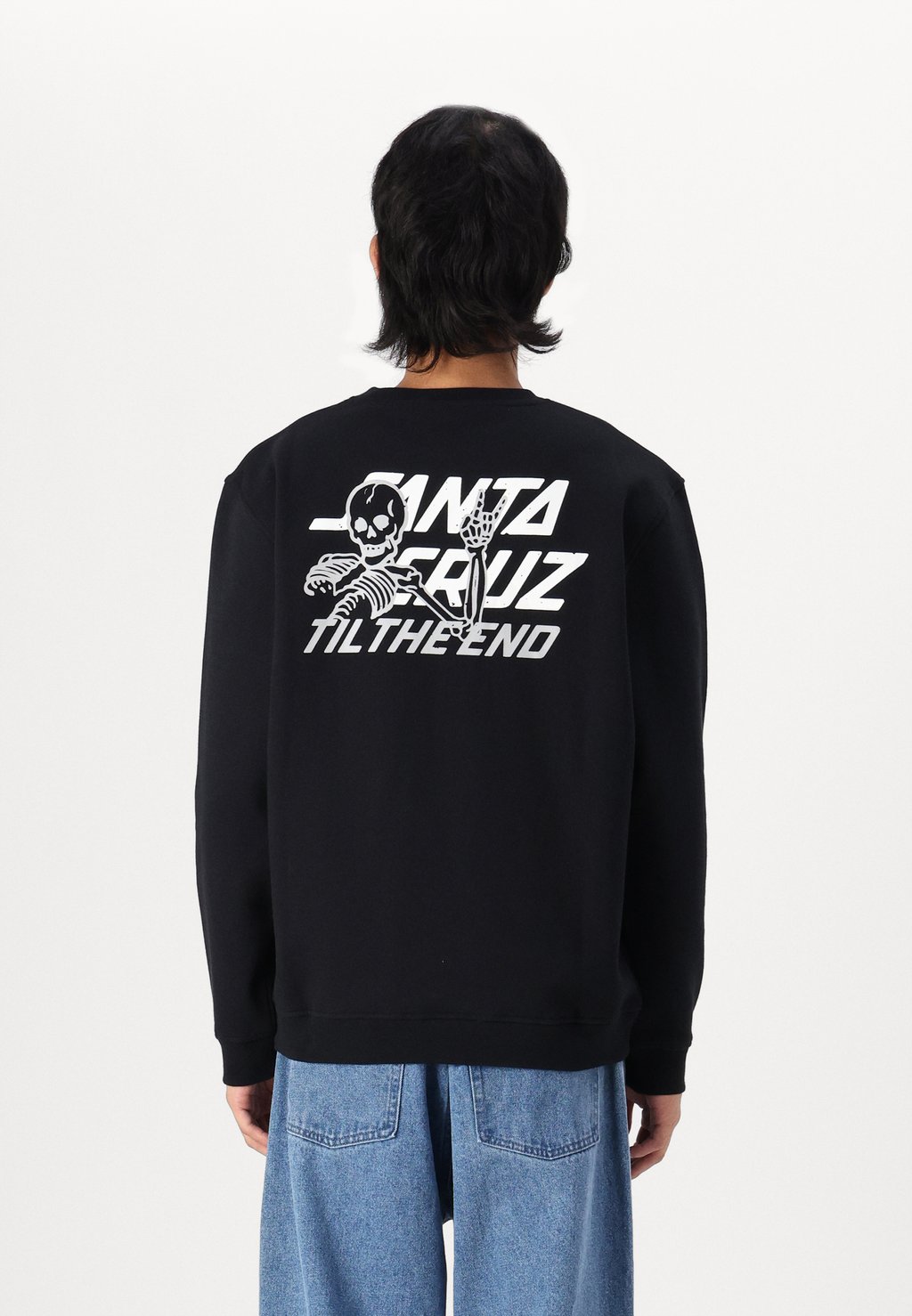 

Толстовка UNWIND CREW UNISEX Santa Cruz, черный