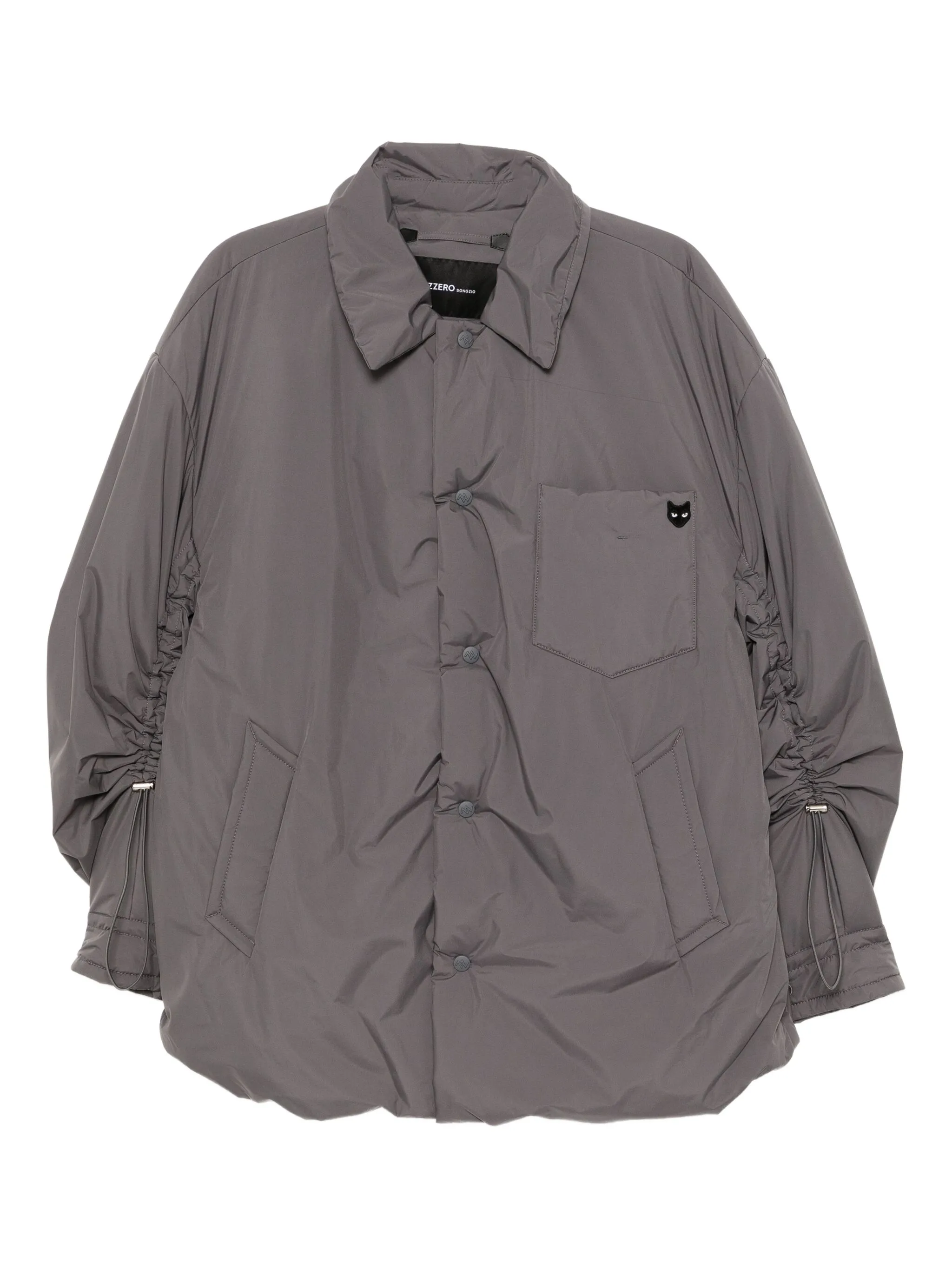 

Пуховик со сборками Songzio, серый