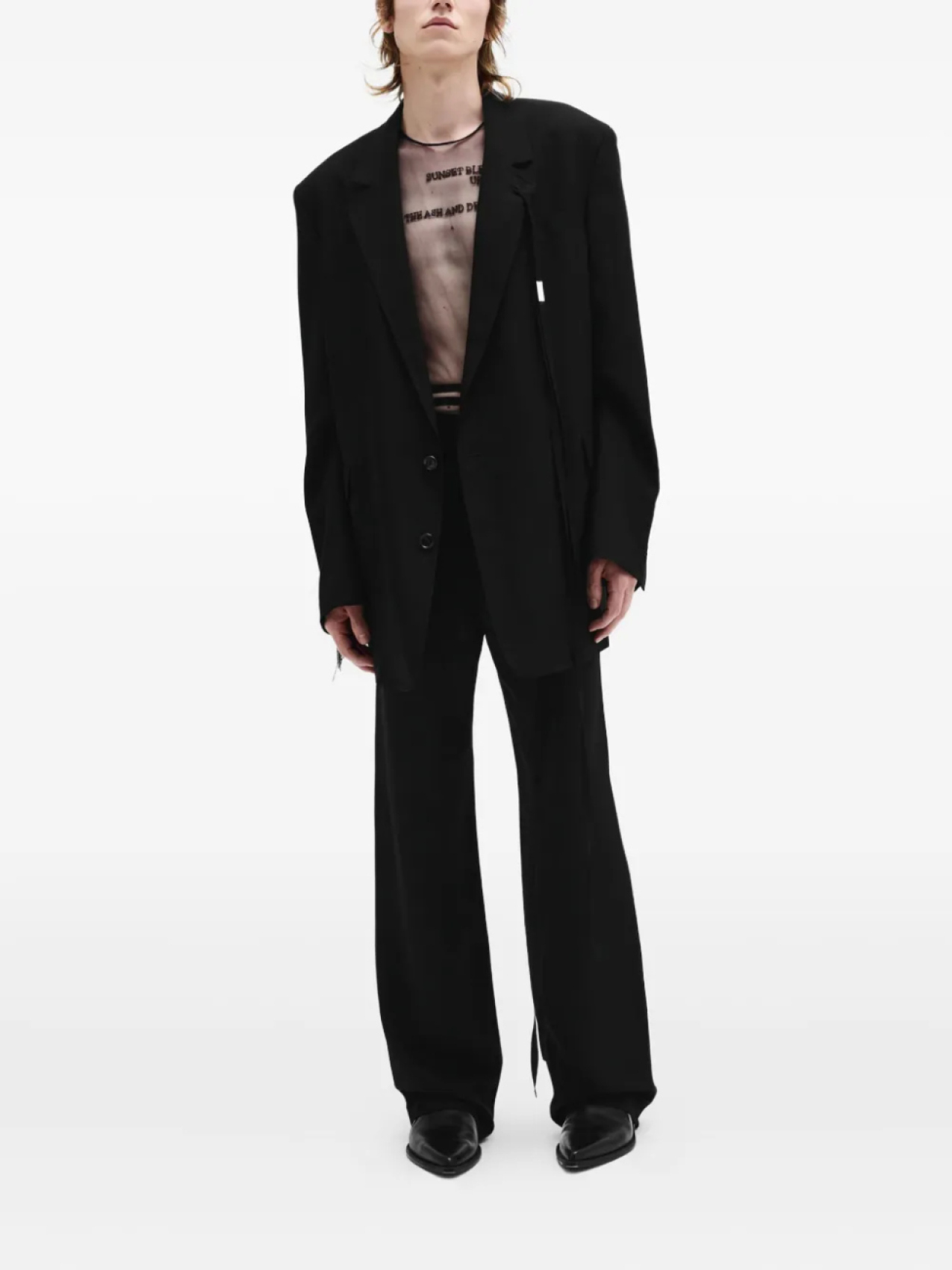 

Ann Demeulemeester брюки Leon, черный