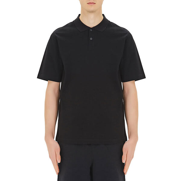 Футболка men's y-3 casual solid color cotton polo shirt black Adidas, черный — фото 3
