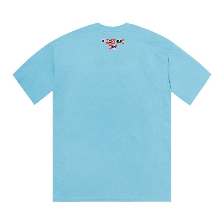 Футболка Supreme x ANTIHERO ICE Tee Light Slate, синий — фото 2