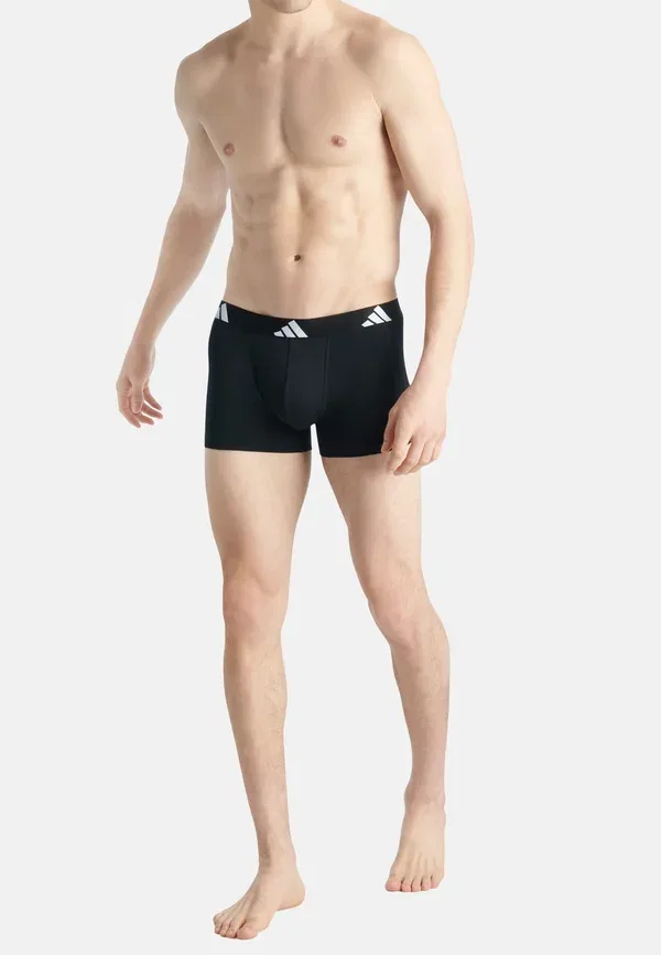 Трусы Adidas Sportswear Retro 10er Pack Active Flex Trunks, белый, черный, серый