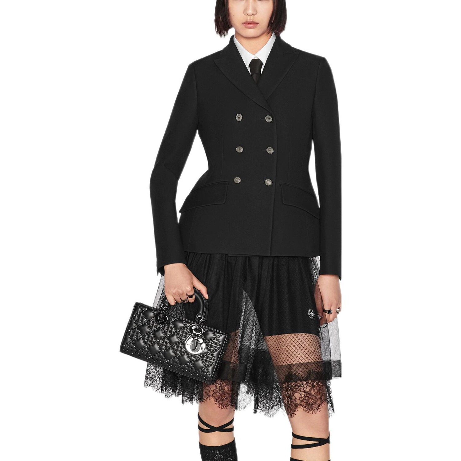 Шорты женские Dior облегающие, черный — фото 4
