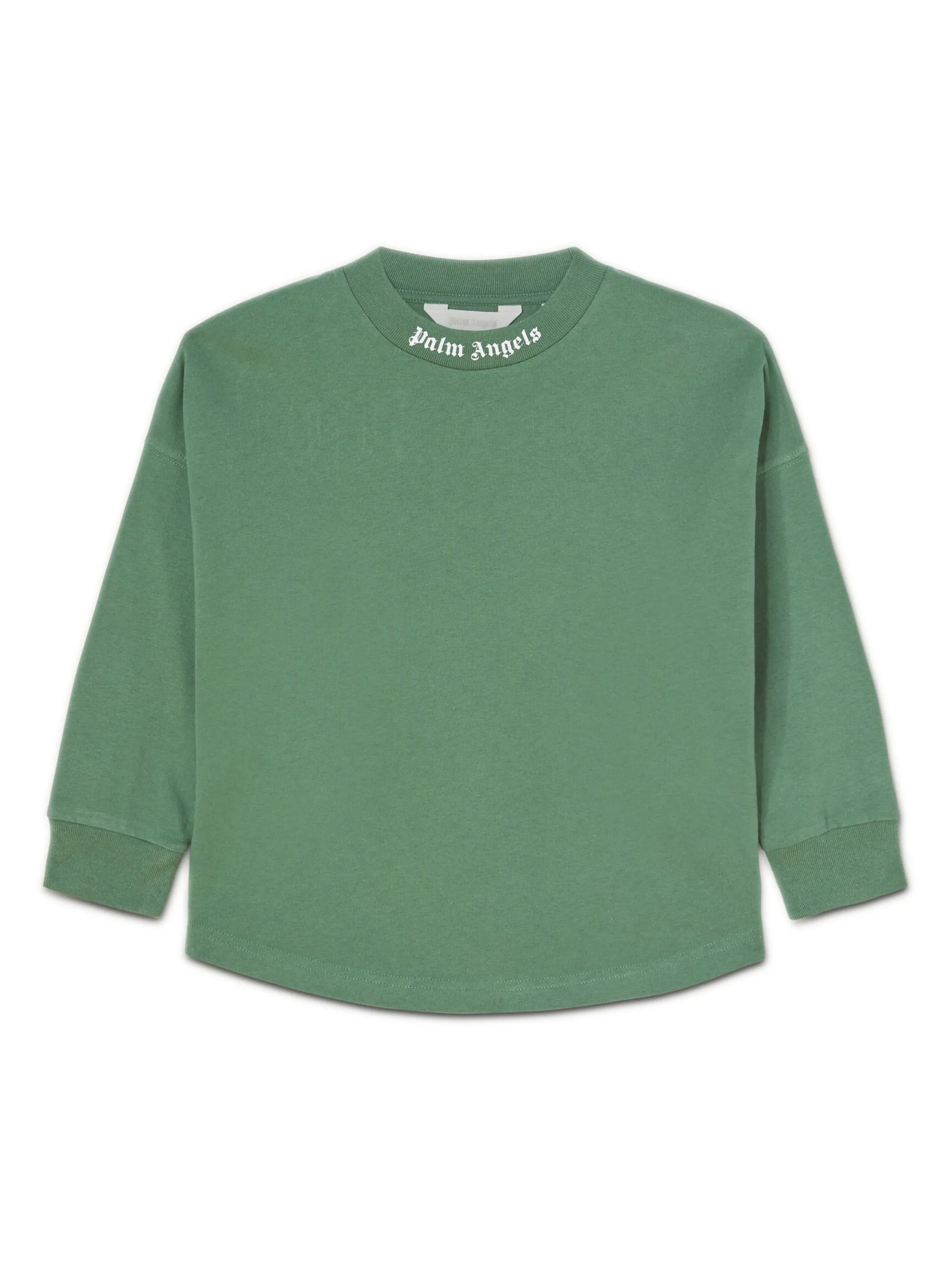 

Футболка с логотипом Palm Angels Kids, зеленый