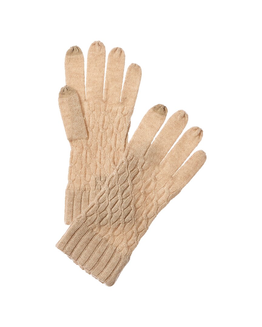 

Перчатки Forte Cashmere Cable Texture Stitch из кашемира, коричневый
