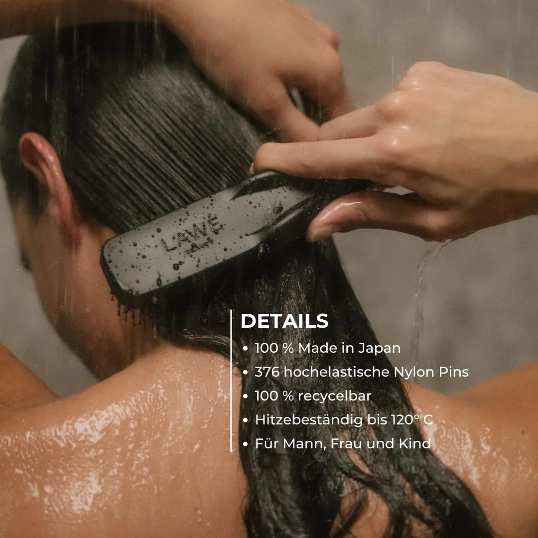Щетка для волос FIT BRUSH GENTLE для чувствительной кожи головы Lawe — фото 2