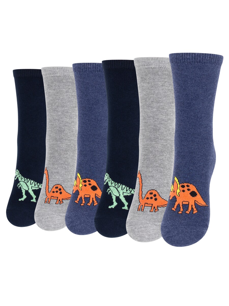 

Носки Cotton Prime, сапфировый/светло-серый/черный