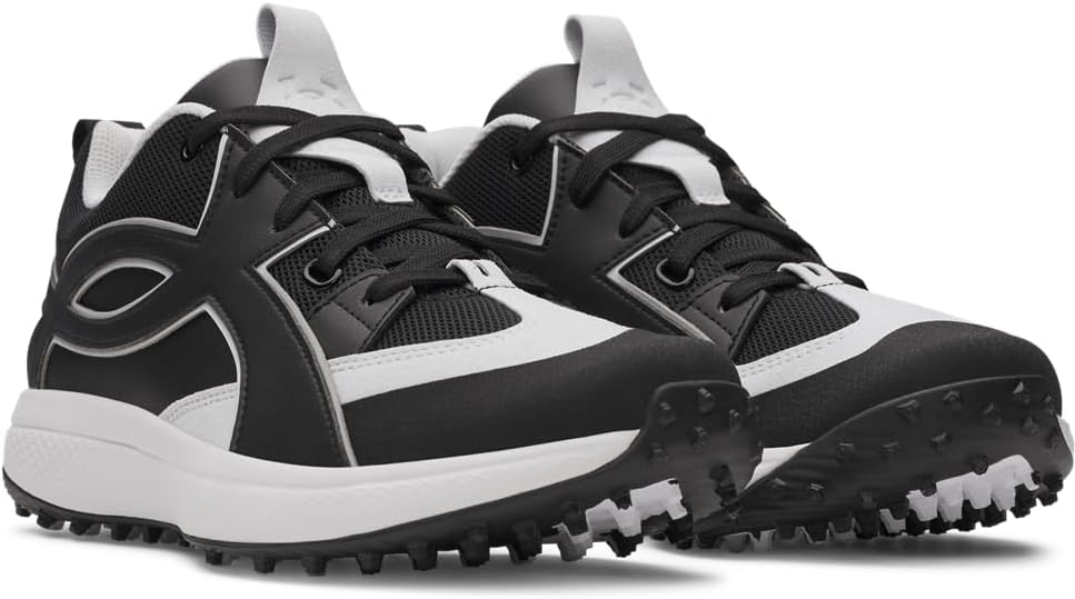 Under Armour мужские бейсбольные бутсы Yard Icon Turf, (001) Black/White/Black — фото 2
