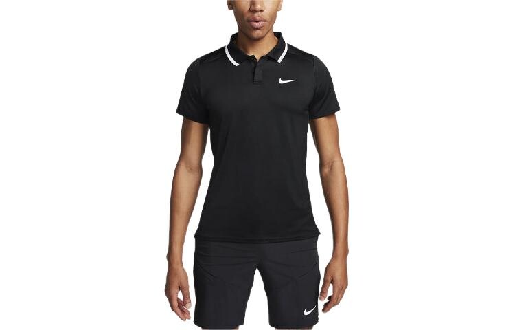

Рубашка поло мужская черная Nike, черный