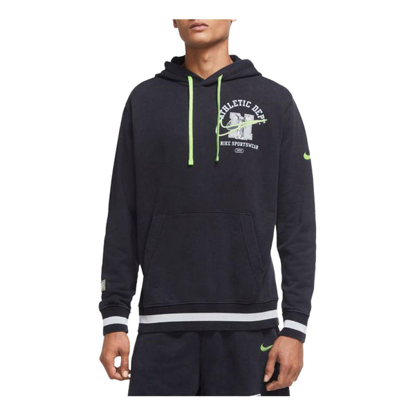 

Толстовка Nike Sportswear Club Fleece Pullover Hoodie 'Black White', черный