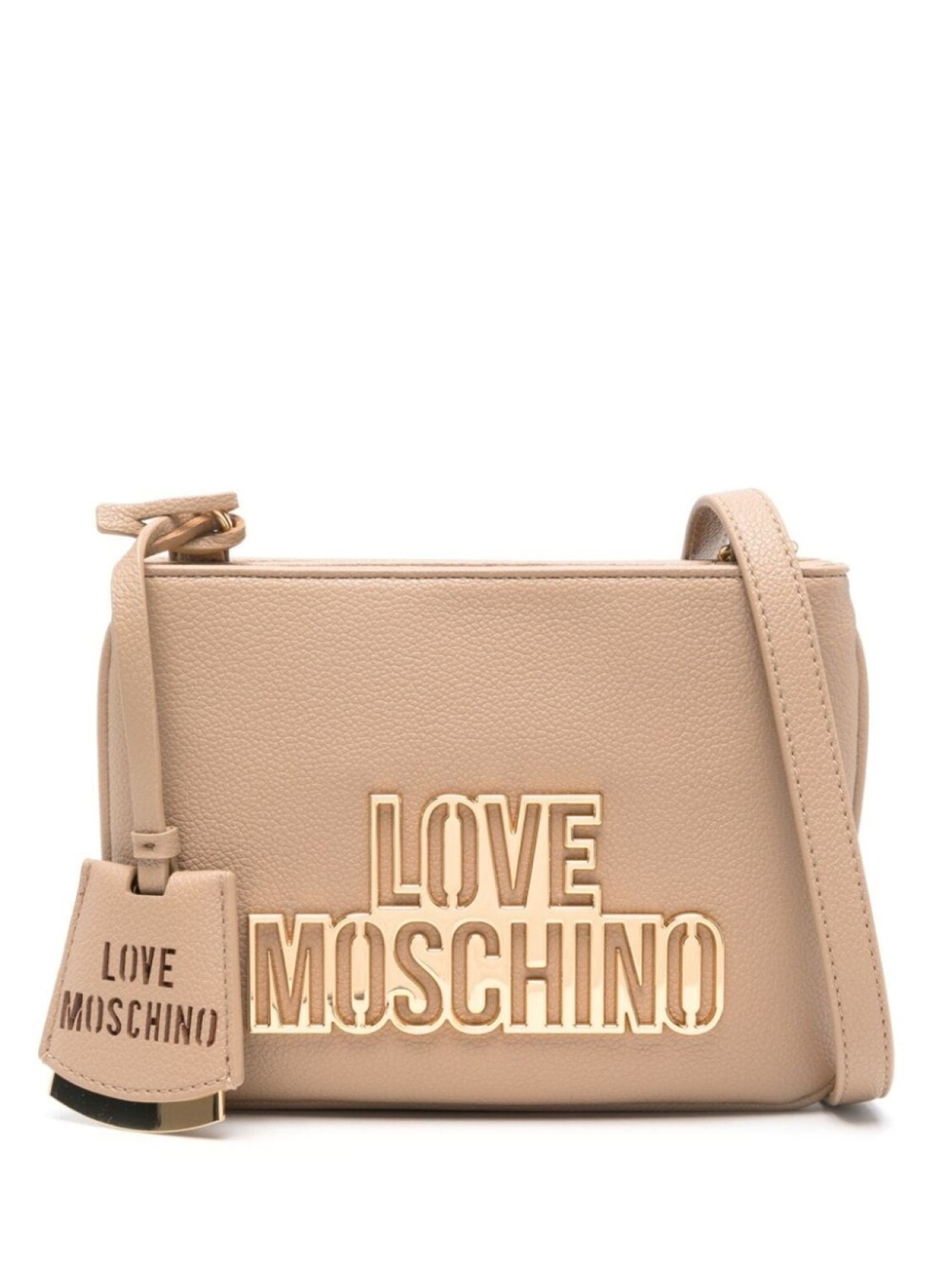 

Сумка через плечо с надписью Love Moschino, серый