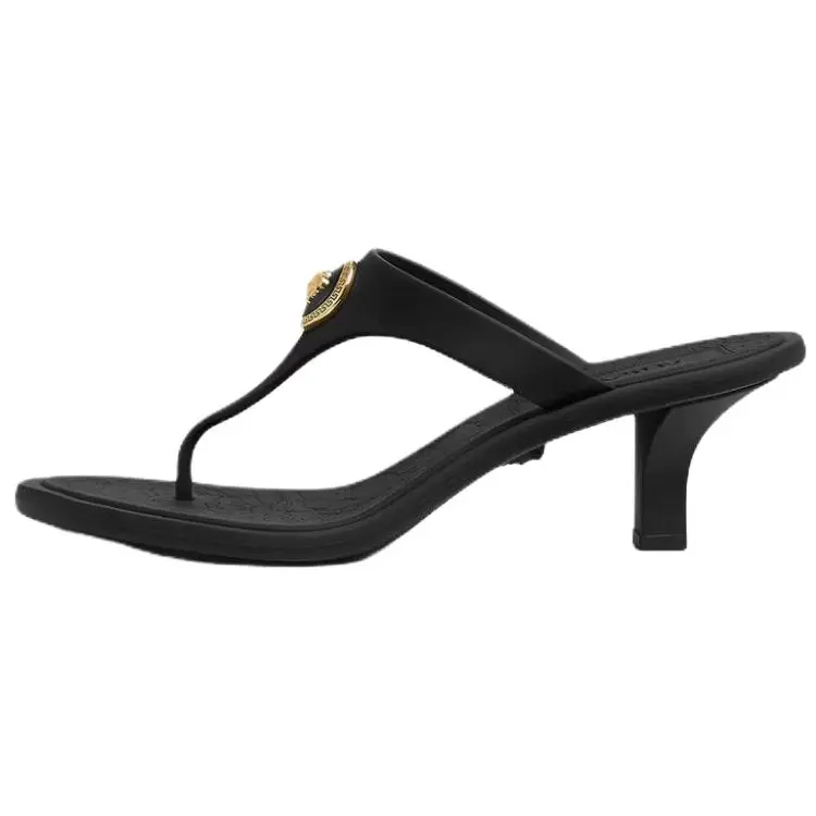 VERSACE Женские шлепанцы черные