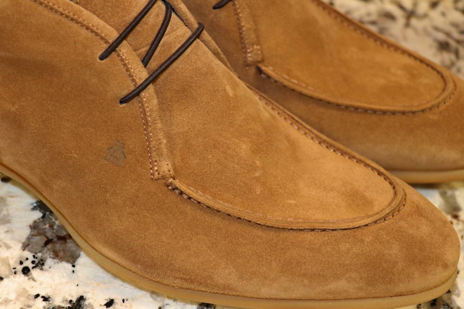 Мужские чакка-ботинки Ischia в велюре коричневого цвета Scarpe di Bianco — фото 4