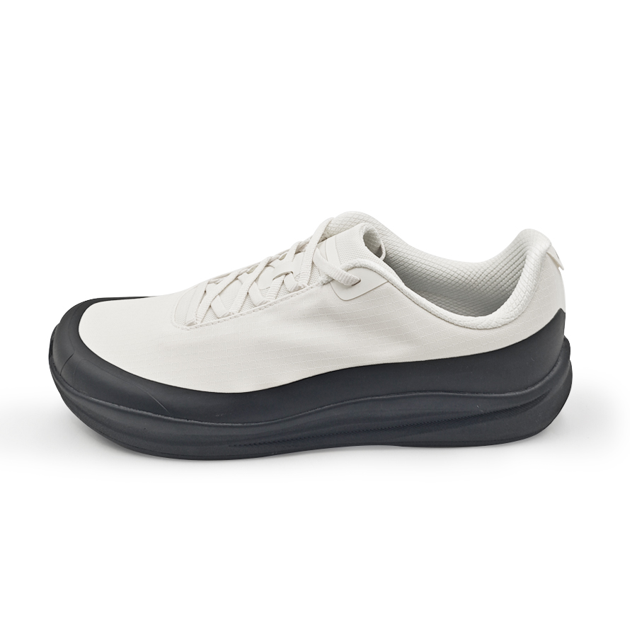 Sneaks & Feet Беговые кроссовки для города и поездок на работу Unisex White Black с низким верхом и устойчивостью к истиранию — фото 3