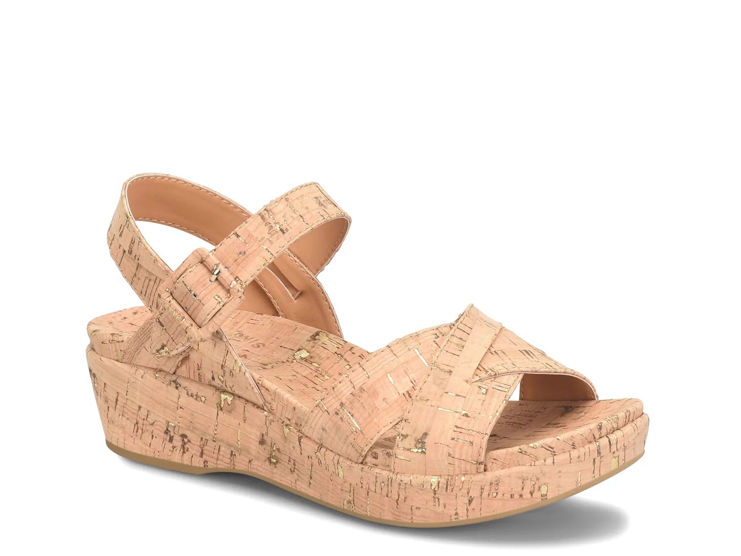 Сандалии Kork-Ease Myrna 2.0 Wedge Sandal, золотой металлик