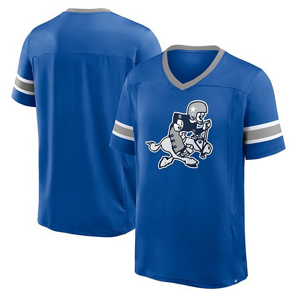 

Мужская футболка с V-образным вырезом Royal Dallas Cowboys Hometown Premium Hashmark Fanatics