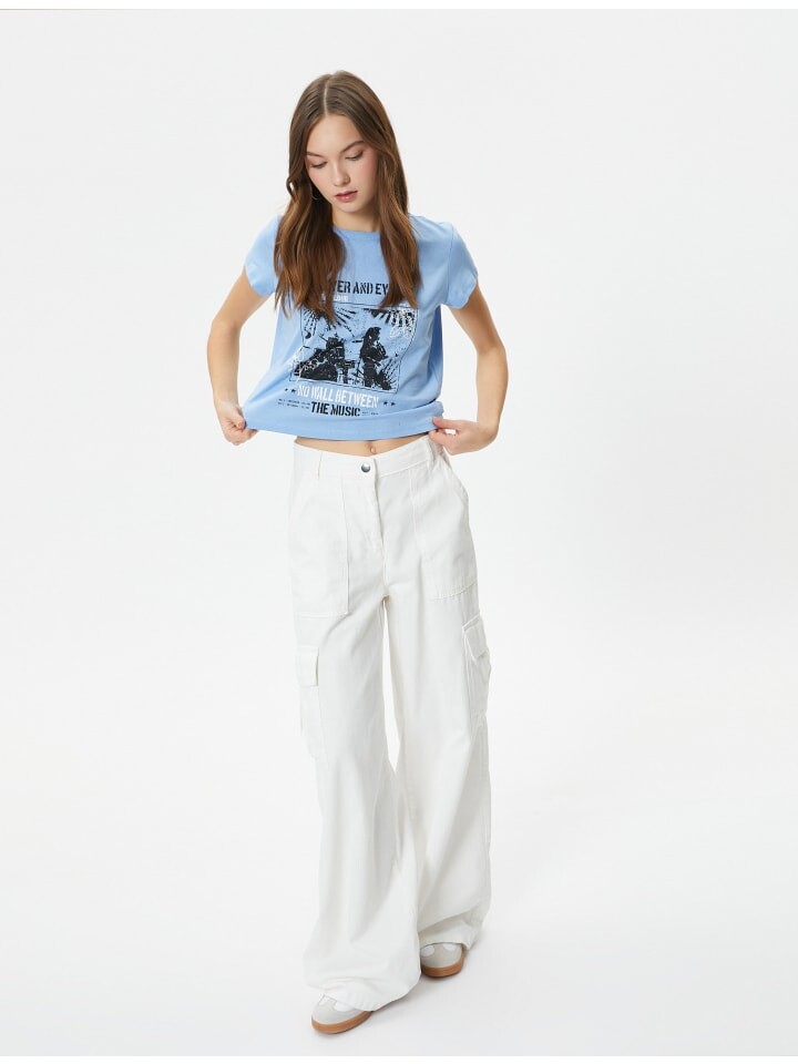 

Футболка KOTON T shirt, синий