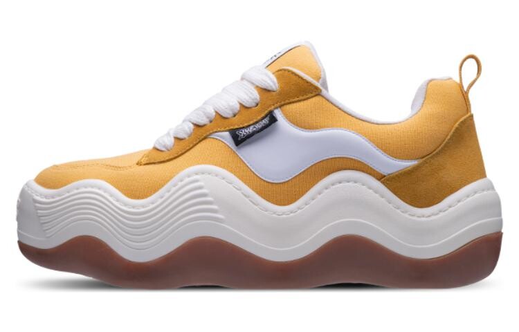 Кроссовки для скейтбординга Triple Wavy унисекс с низким верхом, желтые Heyday