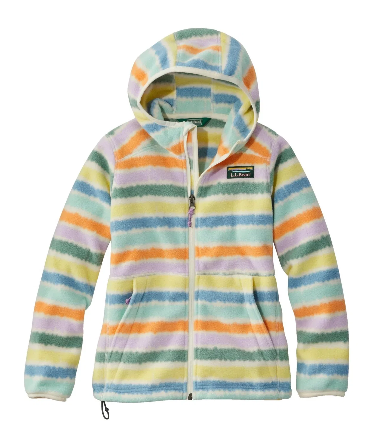 Детская горная куртка с капюшоном L.L.Bean, мультиколор